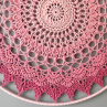 Mandala Růžová - průměr 45 cm