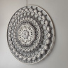 Mandala Šedá - průměr 40 cm