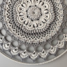 Mandala Šedá - průměr 40 cm