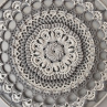 Mandala Šedá - průměr 40 cm
