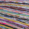 Ručně tkaný koberec pestrobarevný, 60x255 cm.