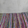 Ručně tkaný koberec pestrobarevný, 60x155 cm.
