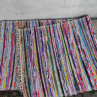 Ručně tkaný koberec pestrobarevný, 60x155 cm.
