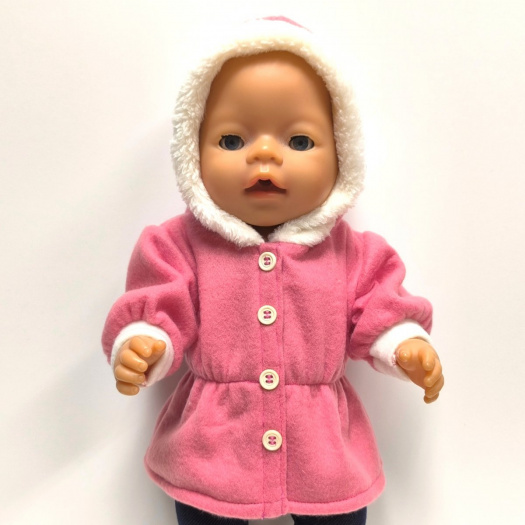 FLÍSOVÁ BUNDA PRO PANENKU BABY BORN 40 až 43 cm