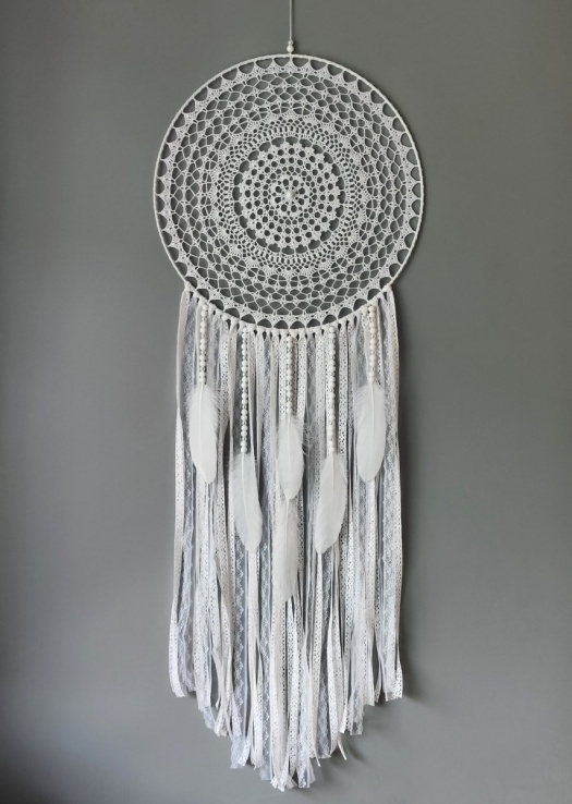 Lapač zlých snů Bílá holubice 40 x 115 cm