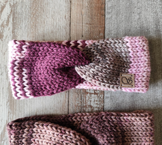 Pletená čelenka 14