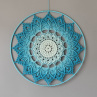 Mandala Modrá hvězda - průměr 45 cm