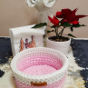 Košík háčkovaný