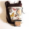  crossbody s kapsou v hnědé
