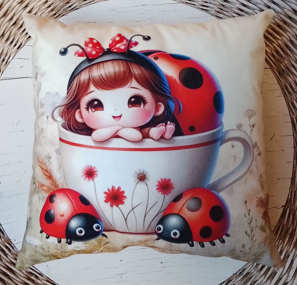 Polštářek beruška 1