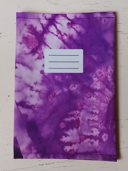 Látkový obal na sešit A5 batika 