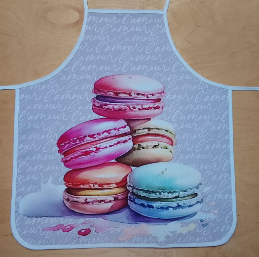 Zástěra malá makronky