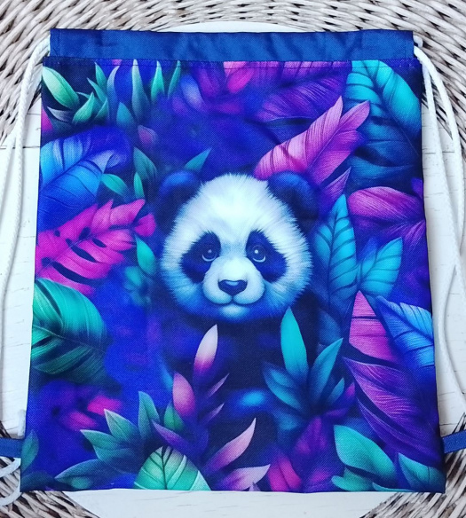 Stahovací vak S panda v listí