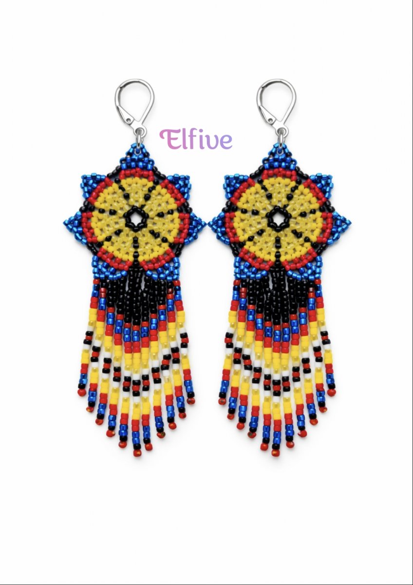 Náušnice "květinový motiv"