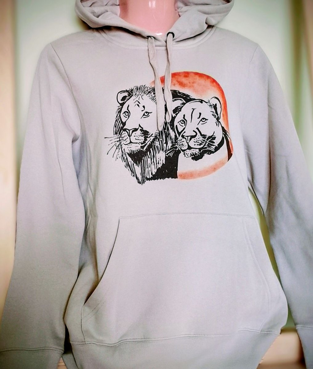 Mikina se lvím párem