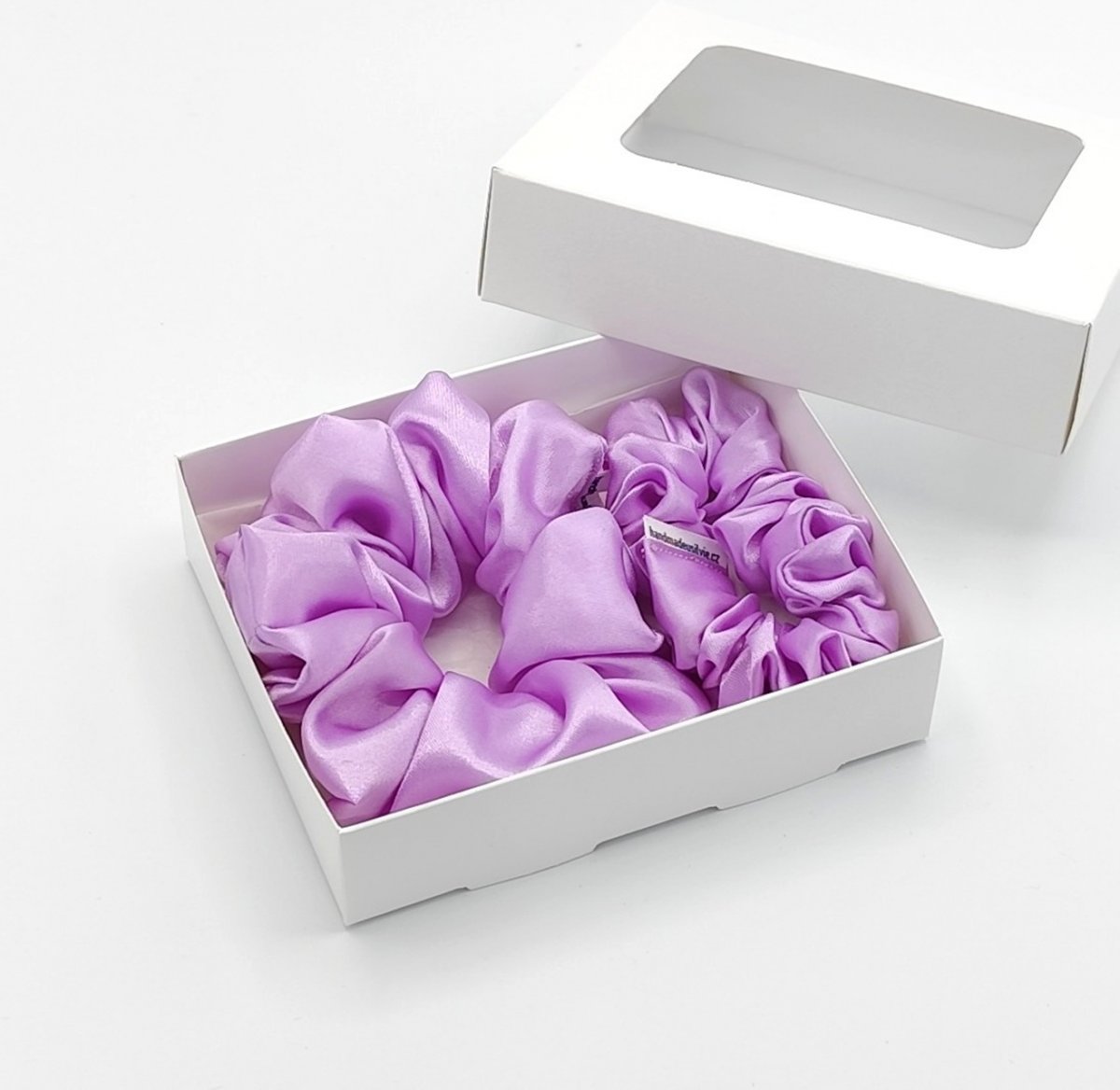 Sada dvou světle fialových gumiček L-klasik a S