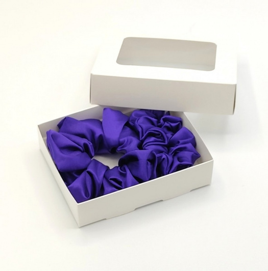 Sada dvou tmavě fialových gumiček L-klasik a S