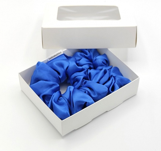 Sada dvou kobaltově modrých gumiček L-klasik a S