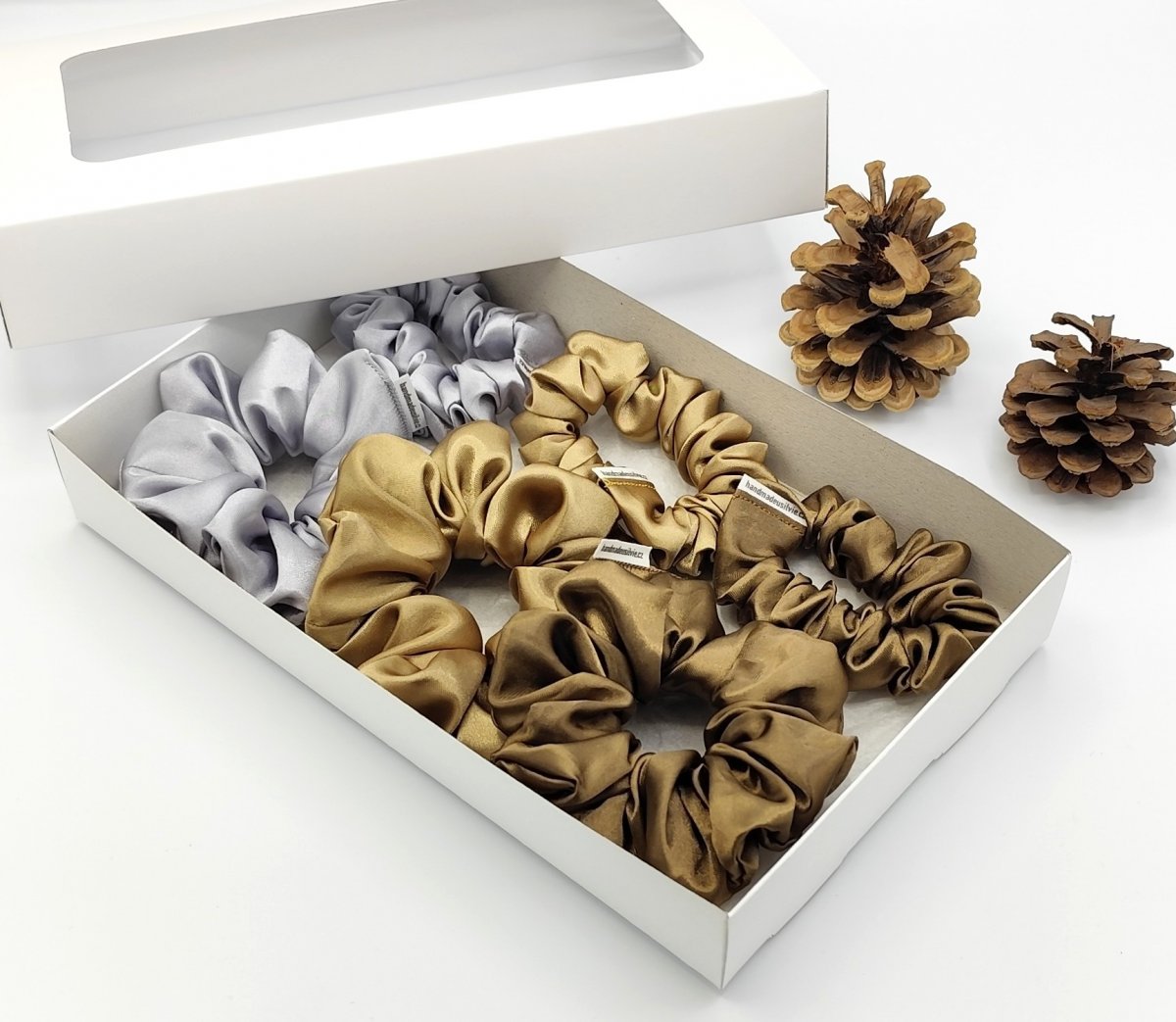 Dárková sada camel II.- 6 scrunchies