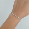 "Létó" náramek Luxury CZ &  Silver ed.