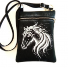 crossbody s kapsou-STŘÍBRNÝ KŮŇ 