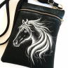 crossbody s kapsou-STŘÍBRNÝ KŮŇ 