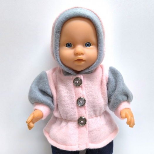 FLÍSOVÁ BUNDA PRO PANENKU 30 až 32 cm