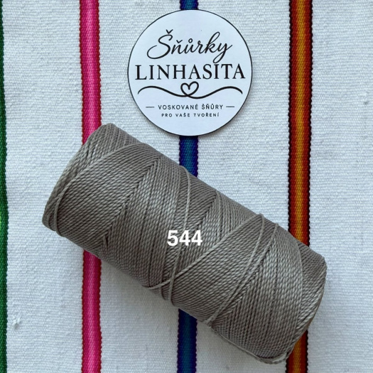 Linhasita 1 mm 544 celá cívka (šedá)