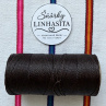 Linhasita 1 mm 555 celá cívka (nejtmavší hnědá)