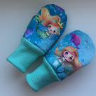 Softshellové rukavice - mořské víly