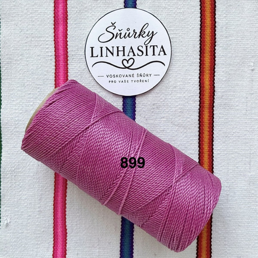 Linhasita 1 mm 899 celá cívka (růžová)