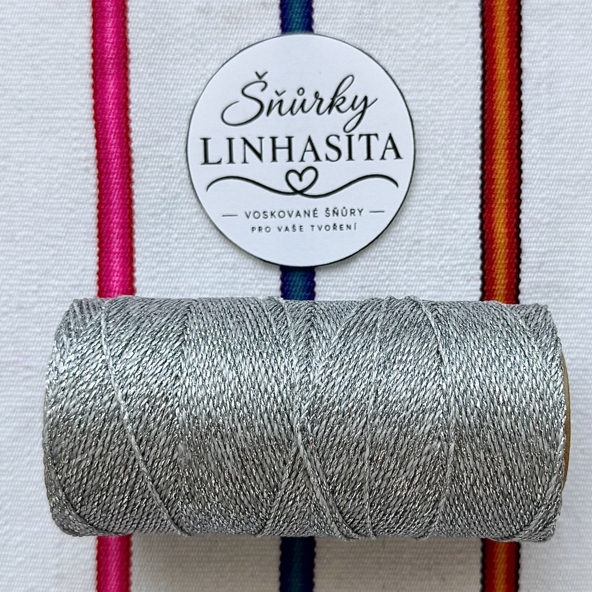 Linhasita 0,5mm PRATA 5m (stříbrná)