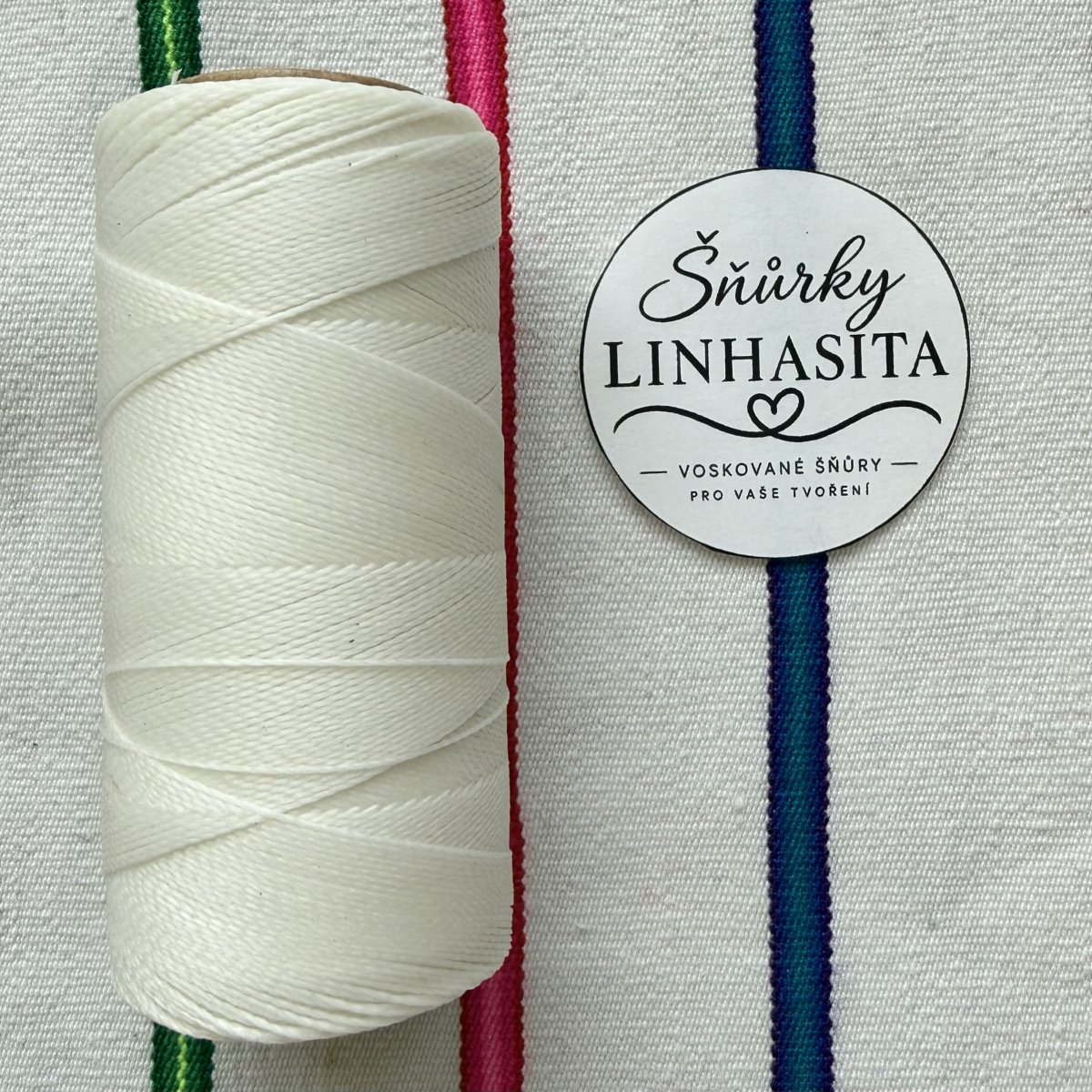Linhasita 0,5 mm BCO ALV celá cívka (bílá)
