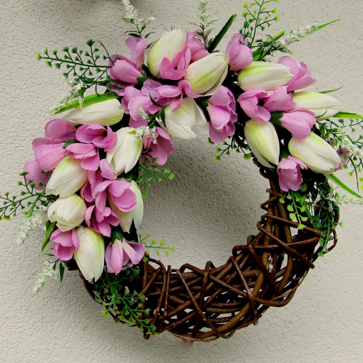 Fanfán Tulipán_věnec na dveře