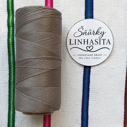 Linhasita 0,5 mm 04 celá cívka (šedá)
