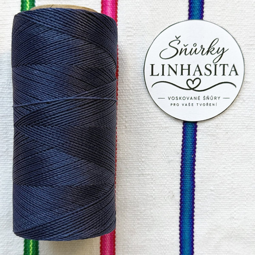 Linhasita 0,5 mm 70 celá cívka (námořnická modrá)