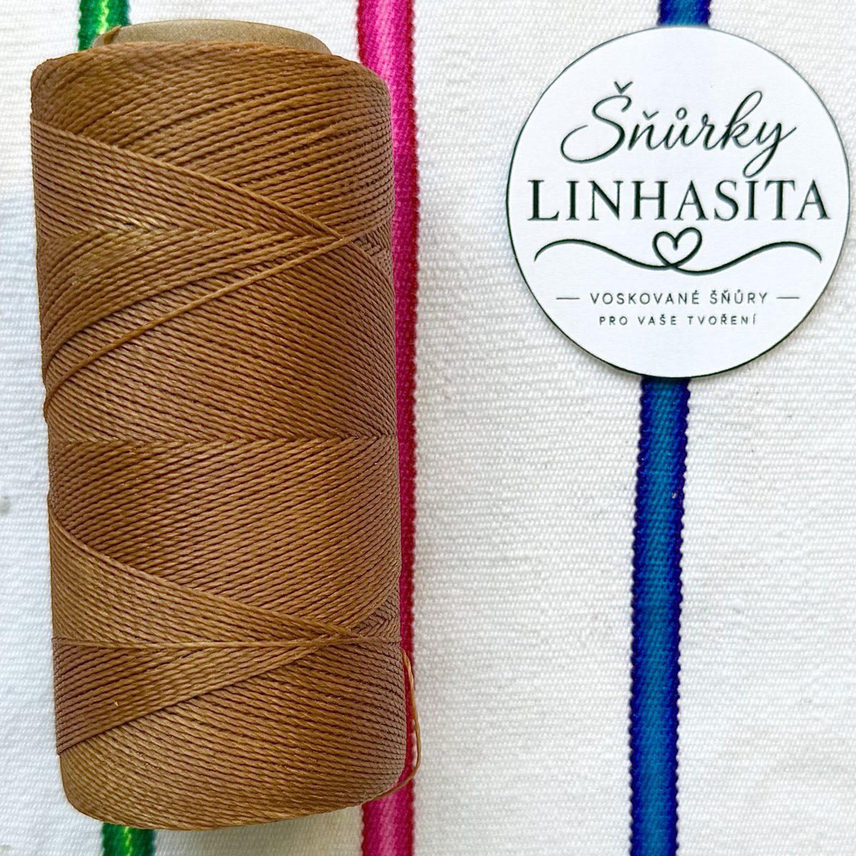 Linhasita 0,75 mm 203 celá cívka (rezavá)