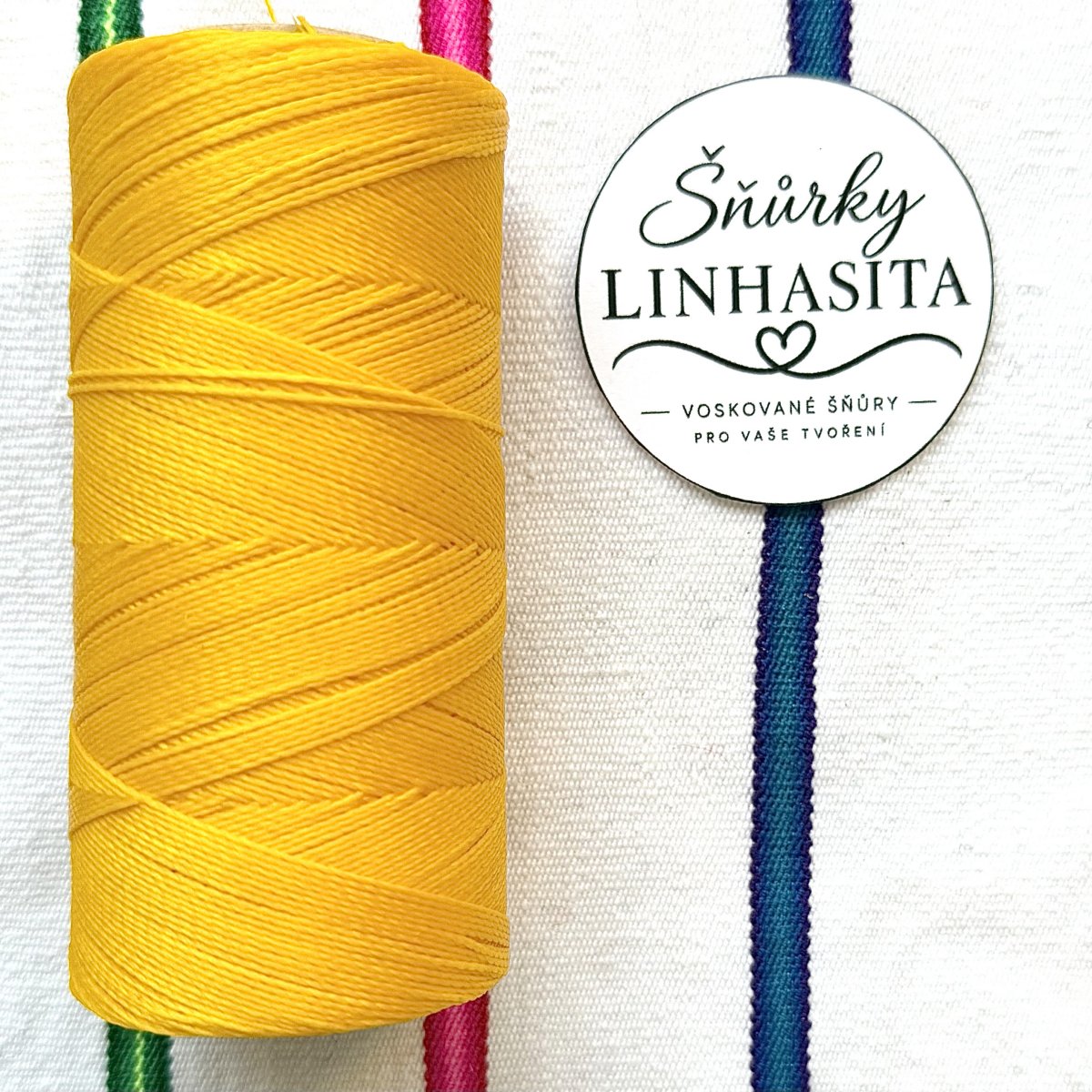 Linhasita 0,75 mm 218 celá cívka (žlutá)