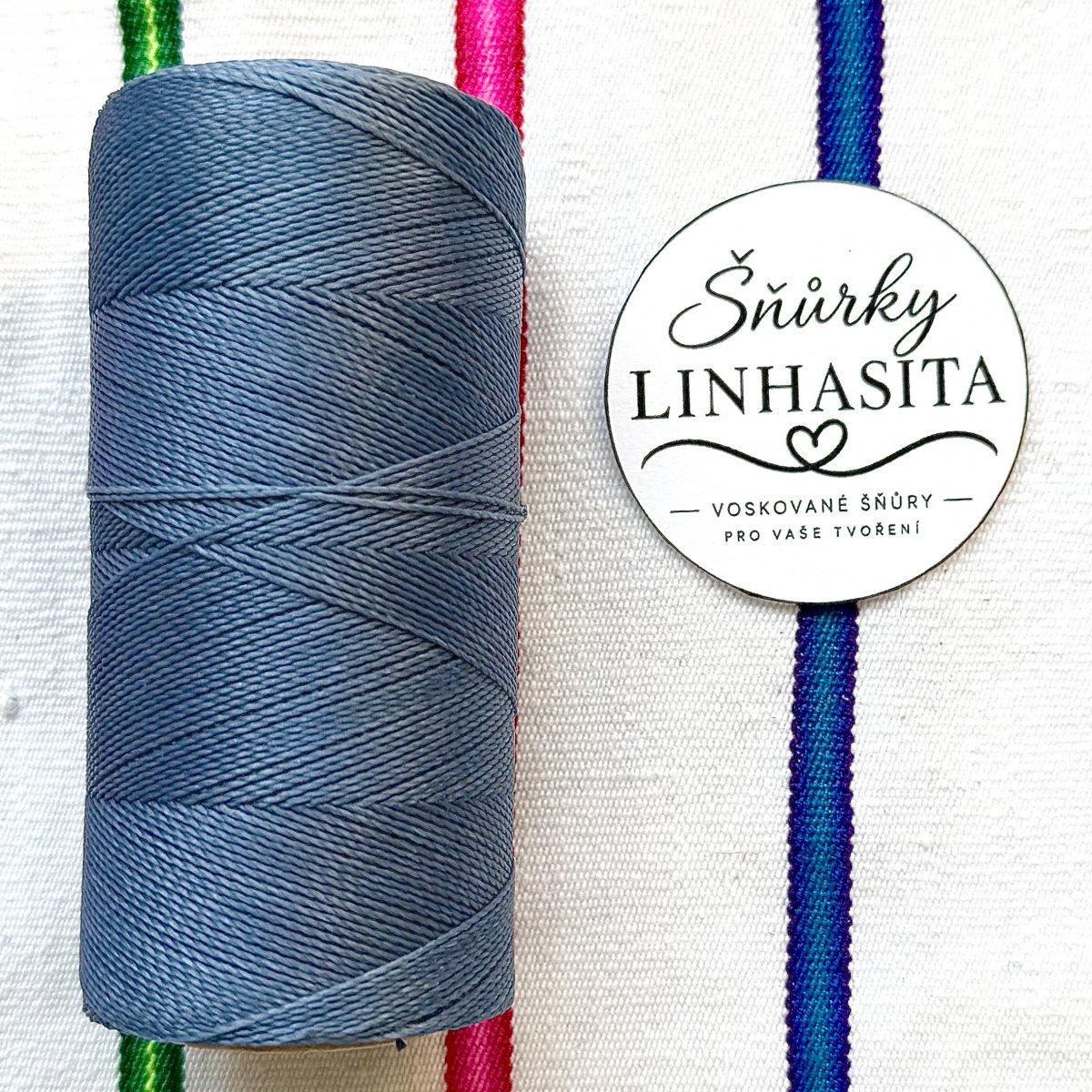 Linhasita 0,75 mm 226 celá cívka (středně modrá)