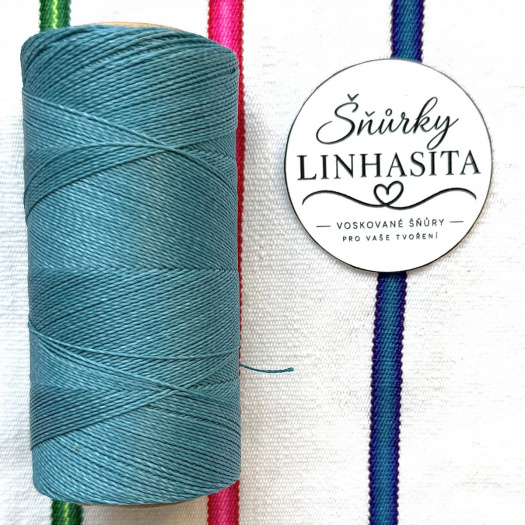 Linhasita 0,75 mm 229 celá cívka (tyrkysová)