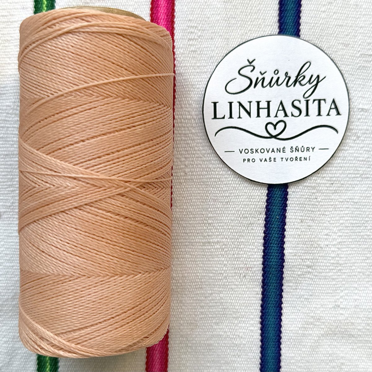 Linhasita 0,5 mm 238 celá cívka (meruňková)