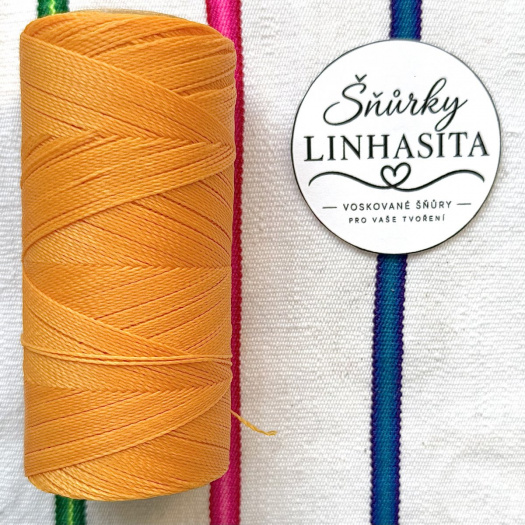 Linhasita 0,5 mm 274 celá cívka (oranžově žlutá)