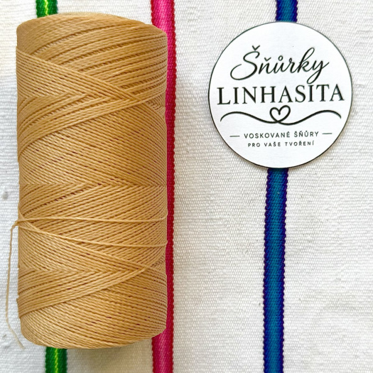 Linhasita 0,5 mm 285 celá cívka (písková)