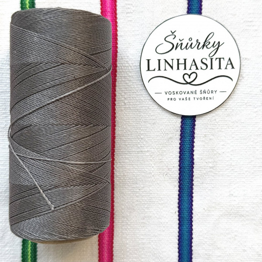Linhasita 0,5 mm 336 celá cívka (šedá)