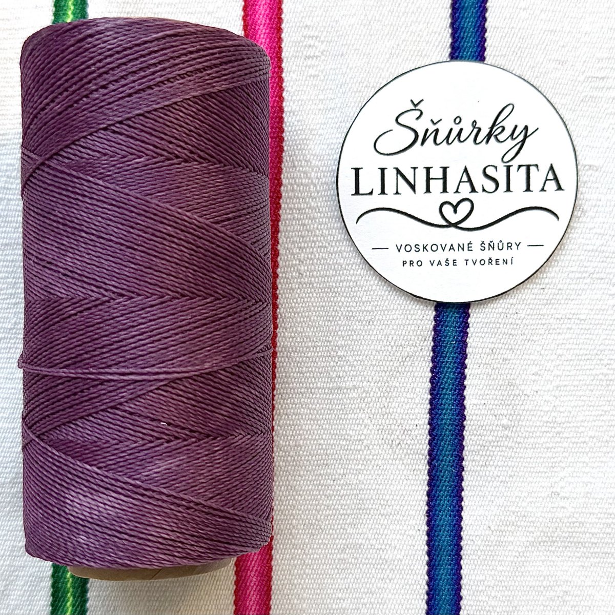 Linhasita 0,5 mm 359 celá cívka (nachová)
