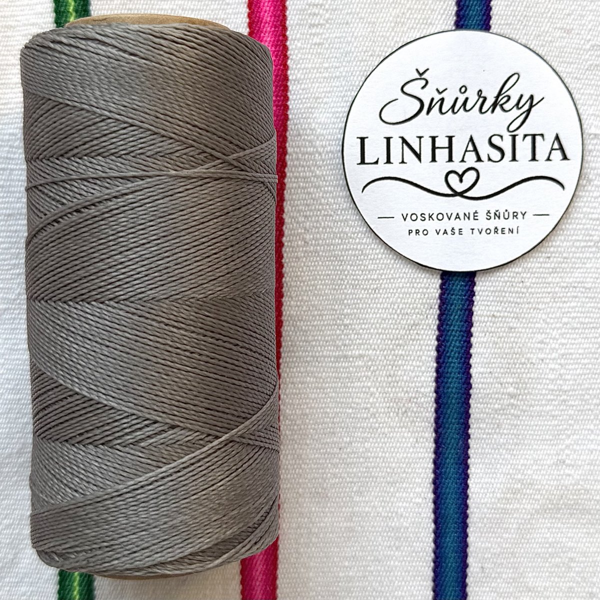 Linhasita 0,5 mm 544 celá cívka (šedá)