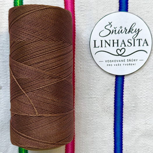 Linhasita 0,5 mm 631 celá cívka (hnědá)