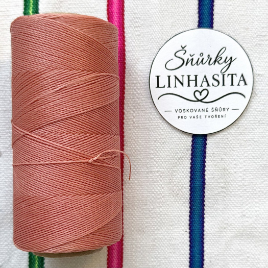 Linhasita 0,5 mm 640 celá cívka (lososová)