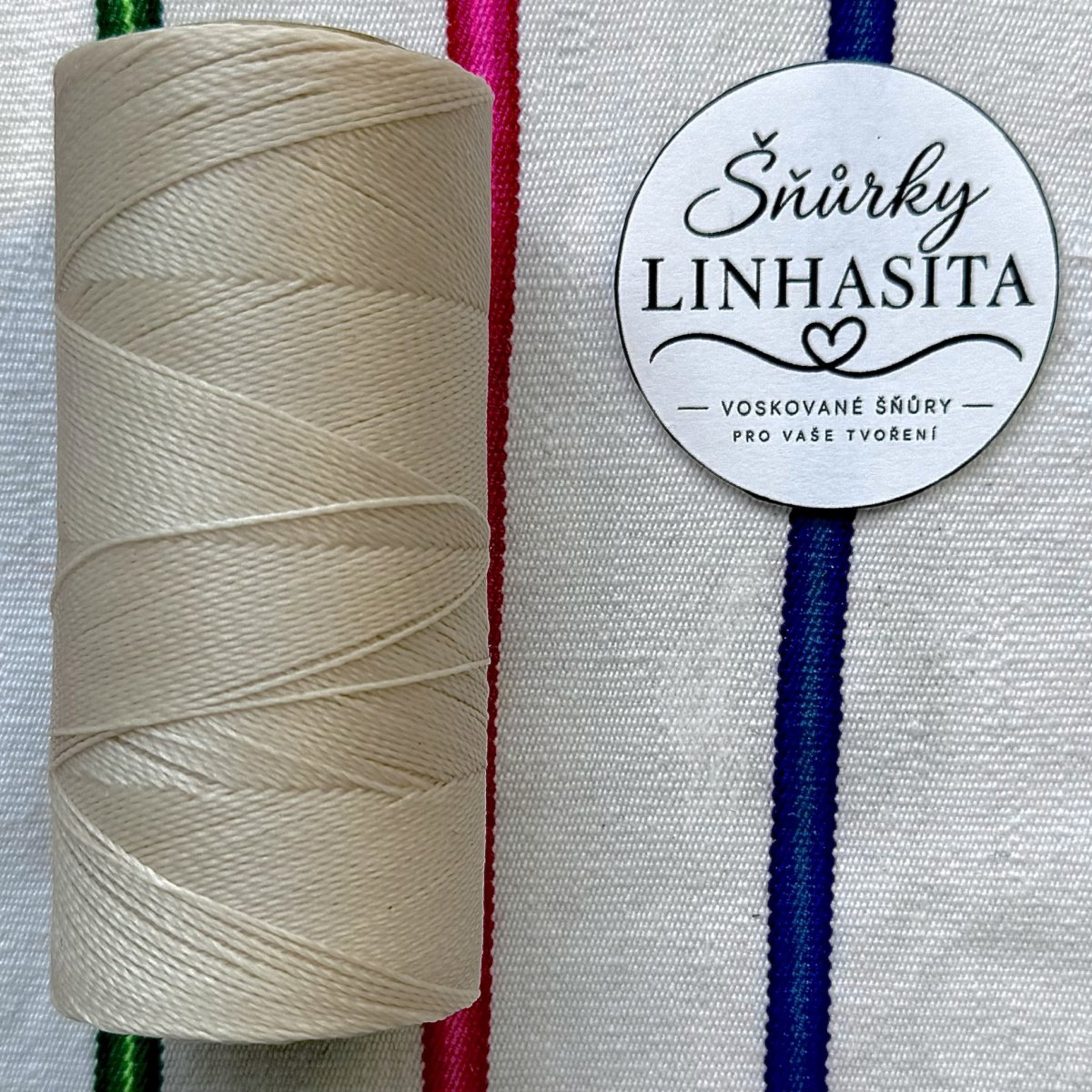 Linhasita 0,75 mm 924 celá cívka (béžová)