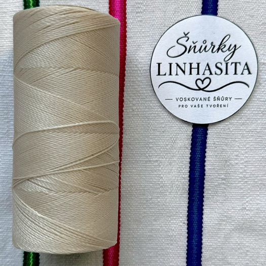 Linhasita 0,75 mm 924 celá cívka (béžová)